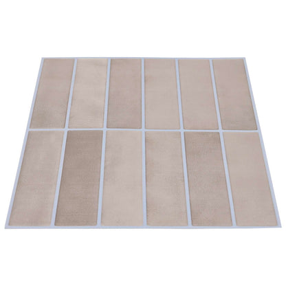 Rechteckige Fliese 10 pcs Beige Kaffee 29 x 22,9 cm