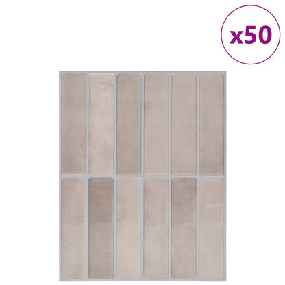 Rechteckige Fliese 50 pcs Beige Kaffee 29 x 22,9 cm