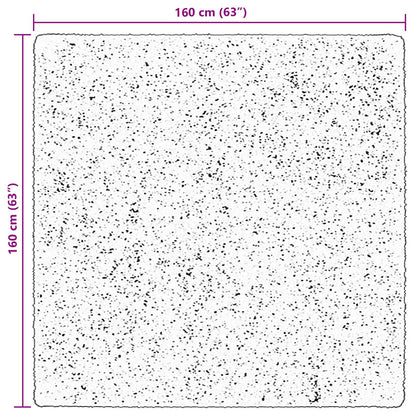 Bereichsteppiche Quadratisch HUARTE Braun 160 x 160 cm
