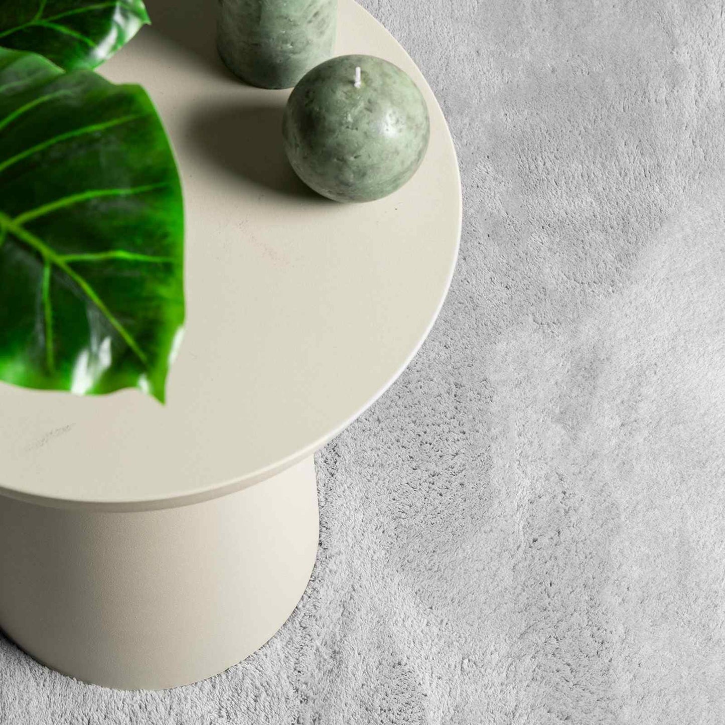 Bereichsteppiche Rechtwinklig HUARTE Grau 300 x 80 cm Polyester