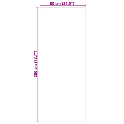 Bereichsteppiche PALMERAS Grün 200 x 80 cm Polyester