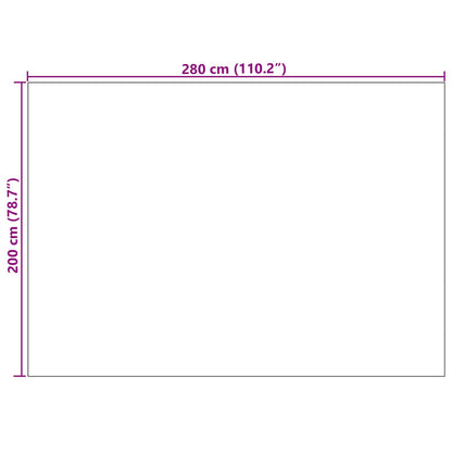 Bereichsteppiche PALMERAS Grün 280 x 200 cm Polyester