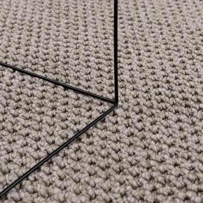 Bereichsteppiche Rechtwinklig LUGO Taupe 170 x 120 cm Polyester