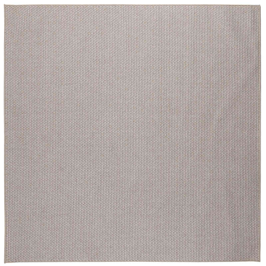 Bereichsteppiche LUGO Creme und Taupe 120 x 120 cm Polyester