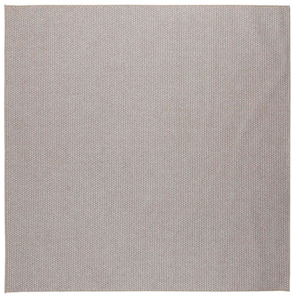 Bereichsteppiche LUGO Creme und Taupe 200 x 200 cm Polyester