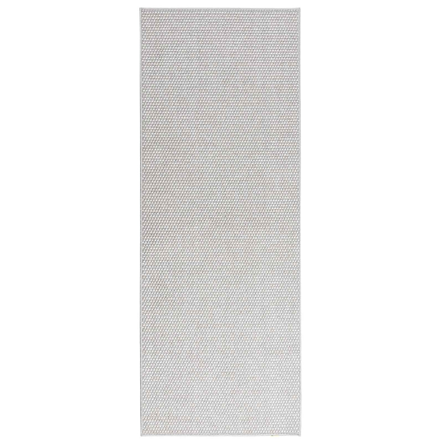 Bereichsteppiche LUGO Creme und Grau 200 x 80 cm Polyester