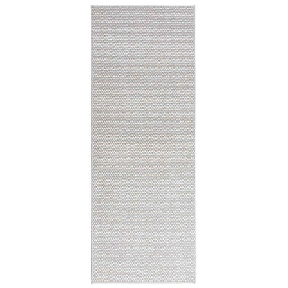 Bereichsteppiche LUGO Creme und Grau 200 x 80 cm Polyester