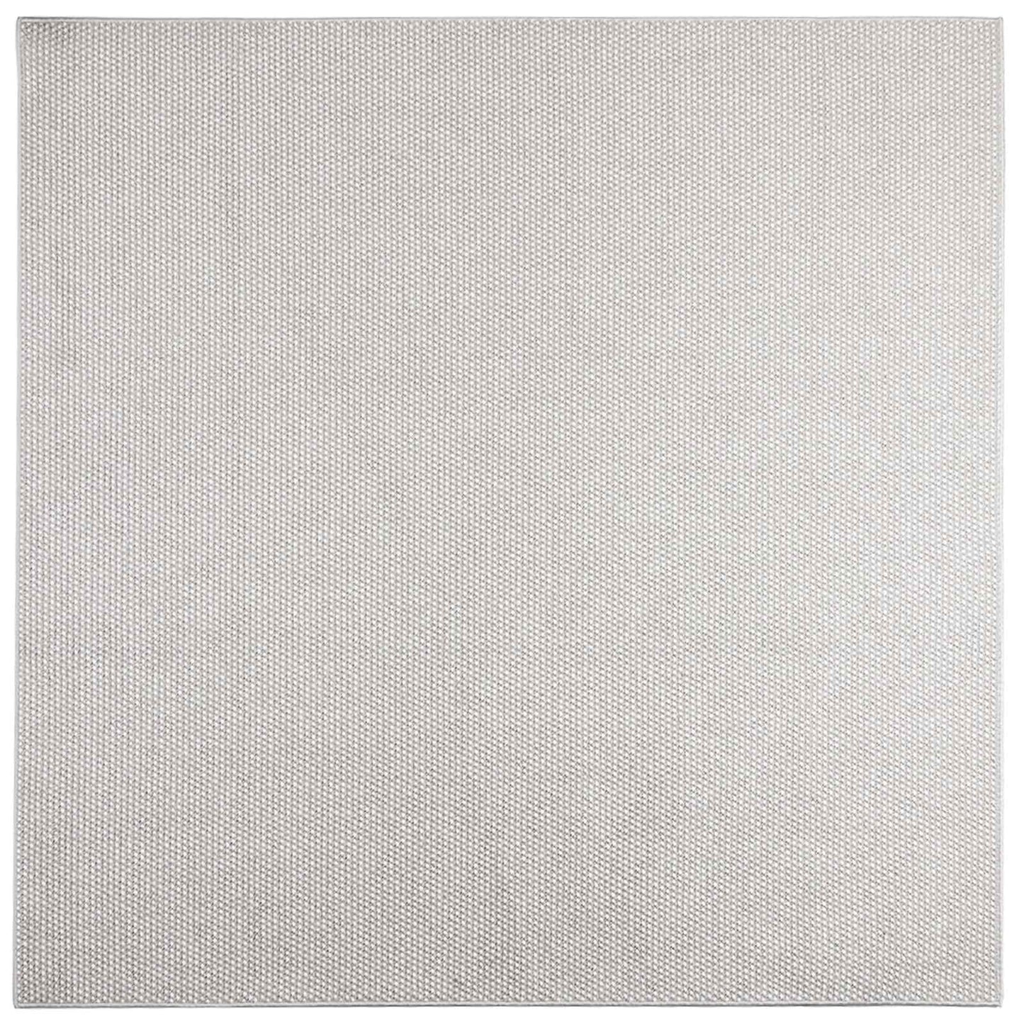 Bereichsteppiche LUGO Creme und Grau 120 x 120 cm Polyester
