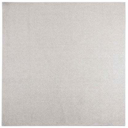 Bereichsteppiche LUGO Creme und Grau 120 x 120 cm Polyester