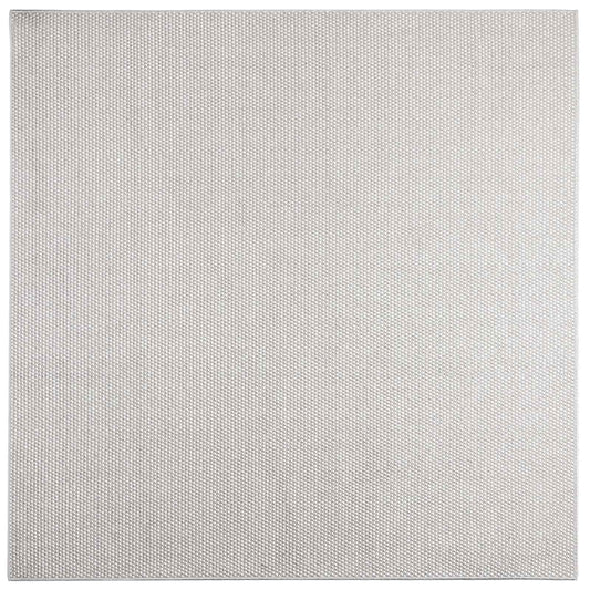 Bereichsteppiche LUGO Creme und Grau 120 x 120 cm Polyester