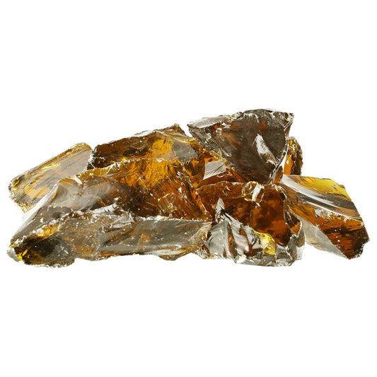 Gartensteine Braun 12 cm Glas