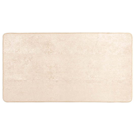 Teppich Druck Creme 100 x 80 cm Polyester und PVC