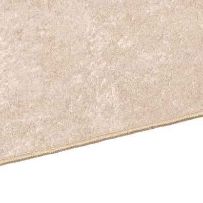 Teppich Druck Creme 300 x 80 cm Polyester und PVC