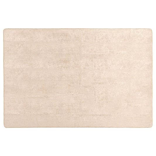 Teppich Druck Creme 170 x 120 cm Polyester und PVC