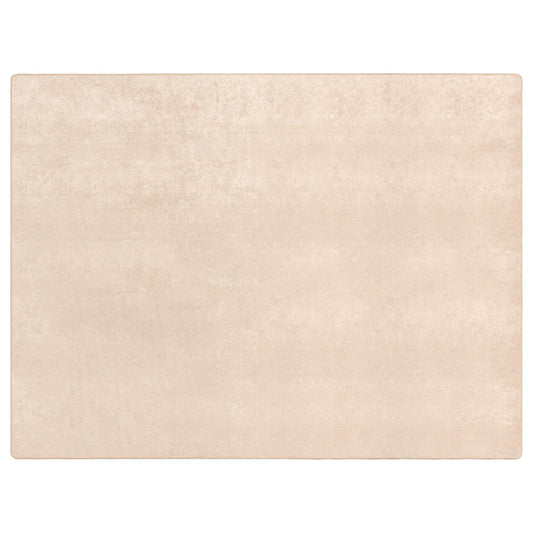 Teppich Druck Creme 400 x 300 cm Polyester und PVC