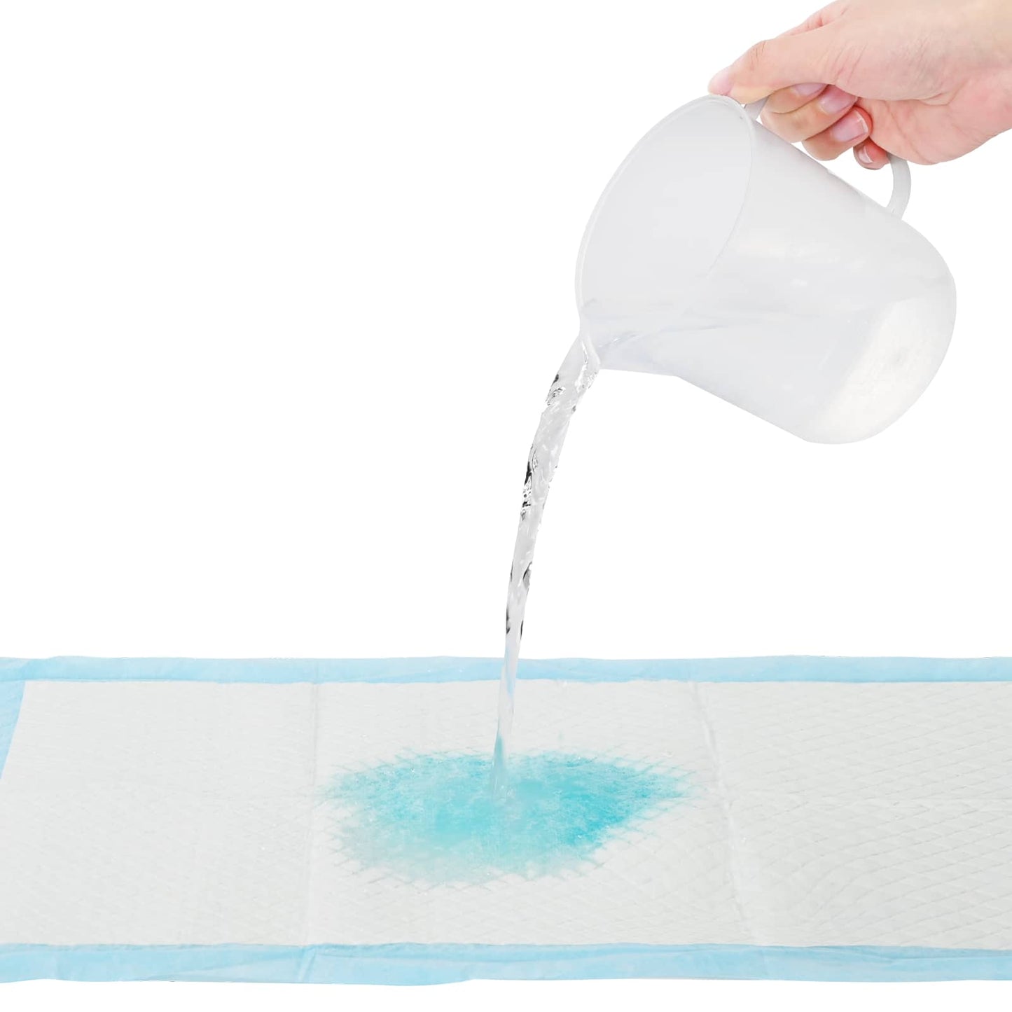 Haustier Training Pad Uni 50 pcs Blau und Weiß 45 x 33 cm