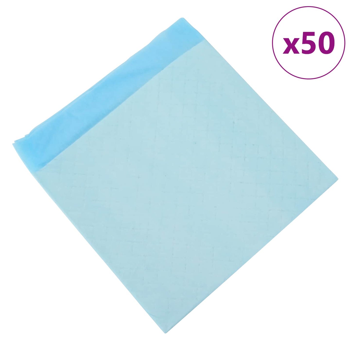 Haustier Training Pad Uni 50 pcs Blau und Weiß 45 x 33 cm