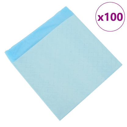 Haustier Training Pad Uni 100 pcs Blau und Weiß 45 x 33 cm