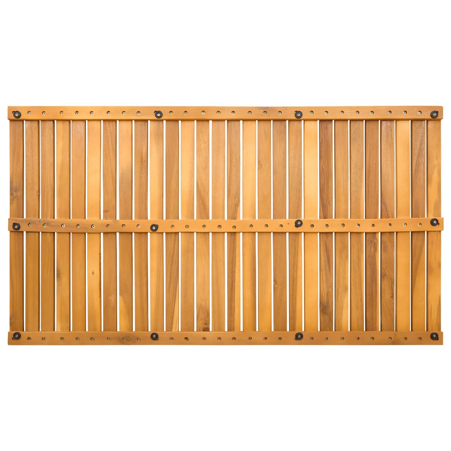 Badematte Uni Braun 100 x 55 cm Holz
