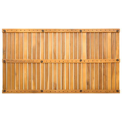 Badematte Uni Braun 100 x 55 cm Holz