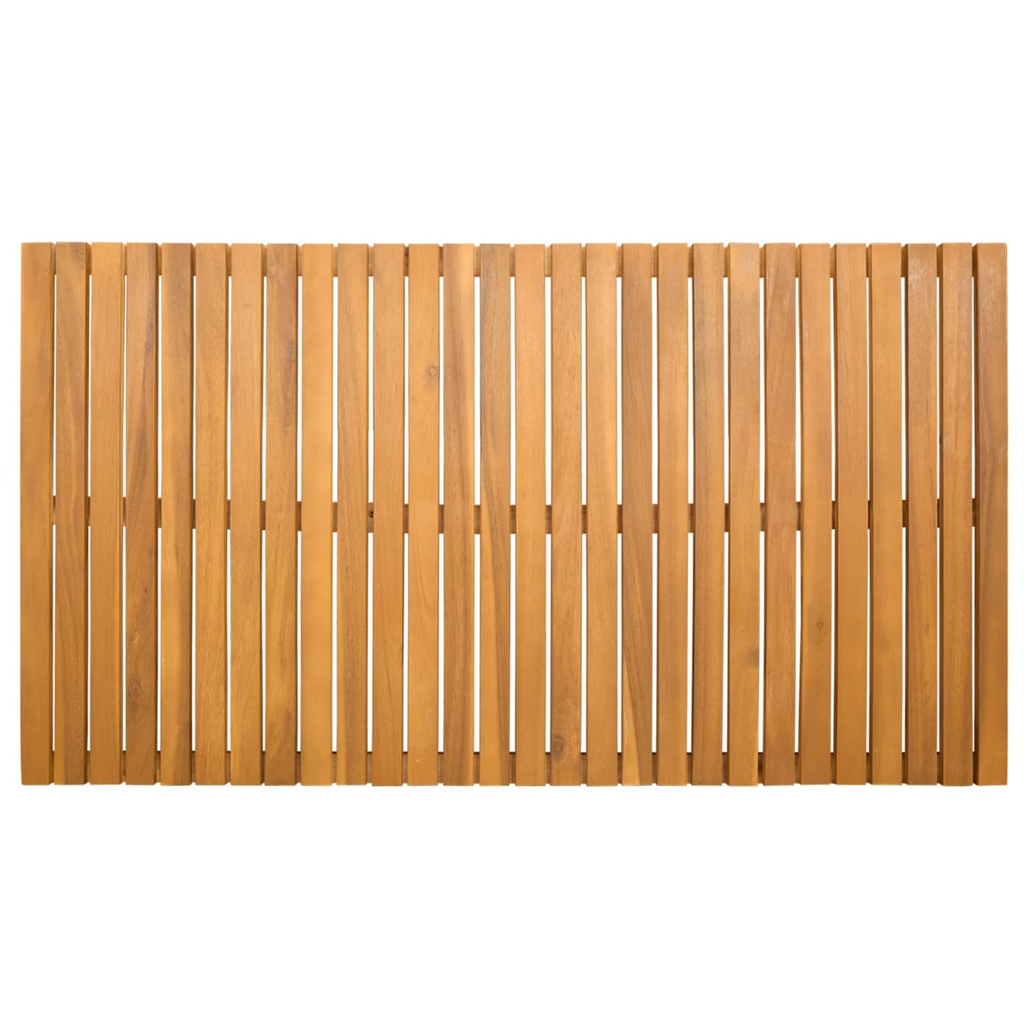 Badematte Uni Braun 100 x 55 cm Holz