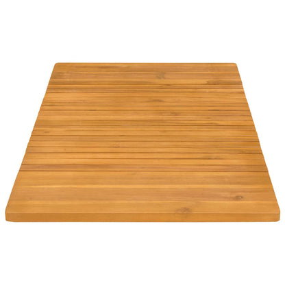 Badematte Uni Braun 100 x 55 cm Holz