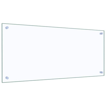 Küchenrückwand 2 pcs Transparent 90 x 40 cm Gehärtetes Glas