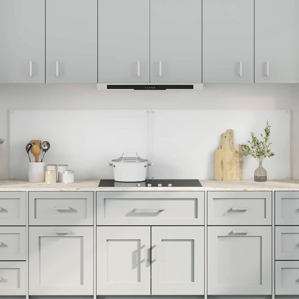 Küchenrückwand 2 pcs Transparent 100 x 50 cm Gehärtetes Glas