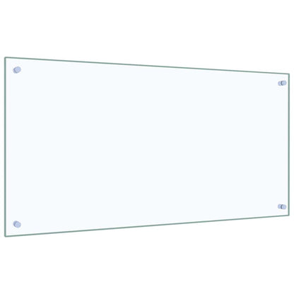 Küchenrückwand 2 pcs Transparent 100 x 50 cm Gehärtetes Glas