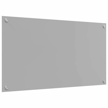 Küchenrückwand 2 pcs Hellgrau 90 x 50 cm Gehärtetes Glas