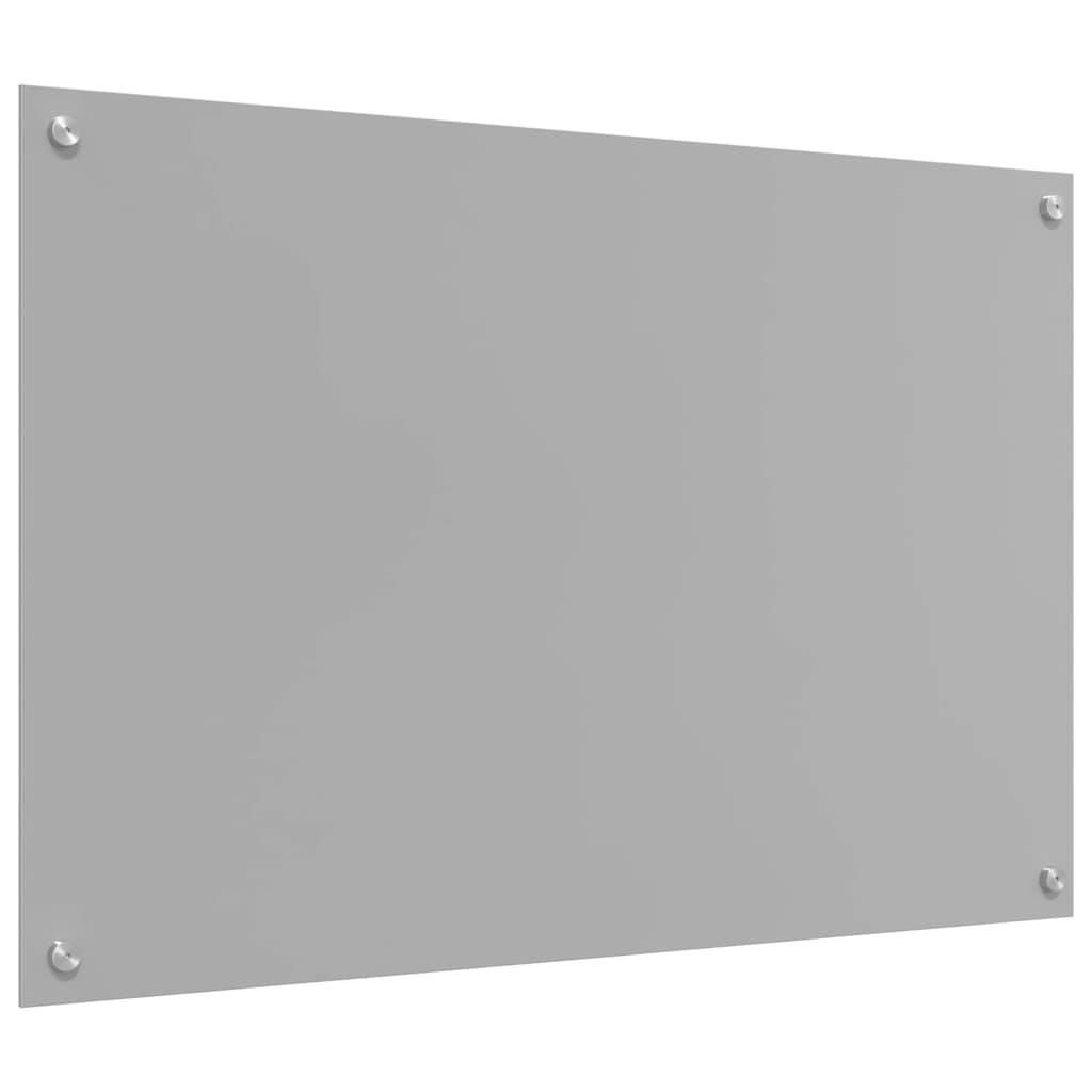 Küchenrückwand 2 pcs Hellgrau 90 x 60 cm Gehärtetes Glas