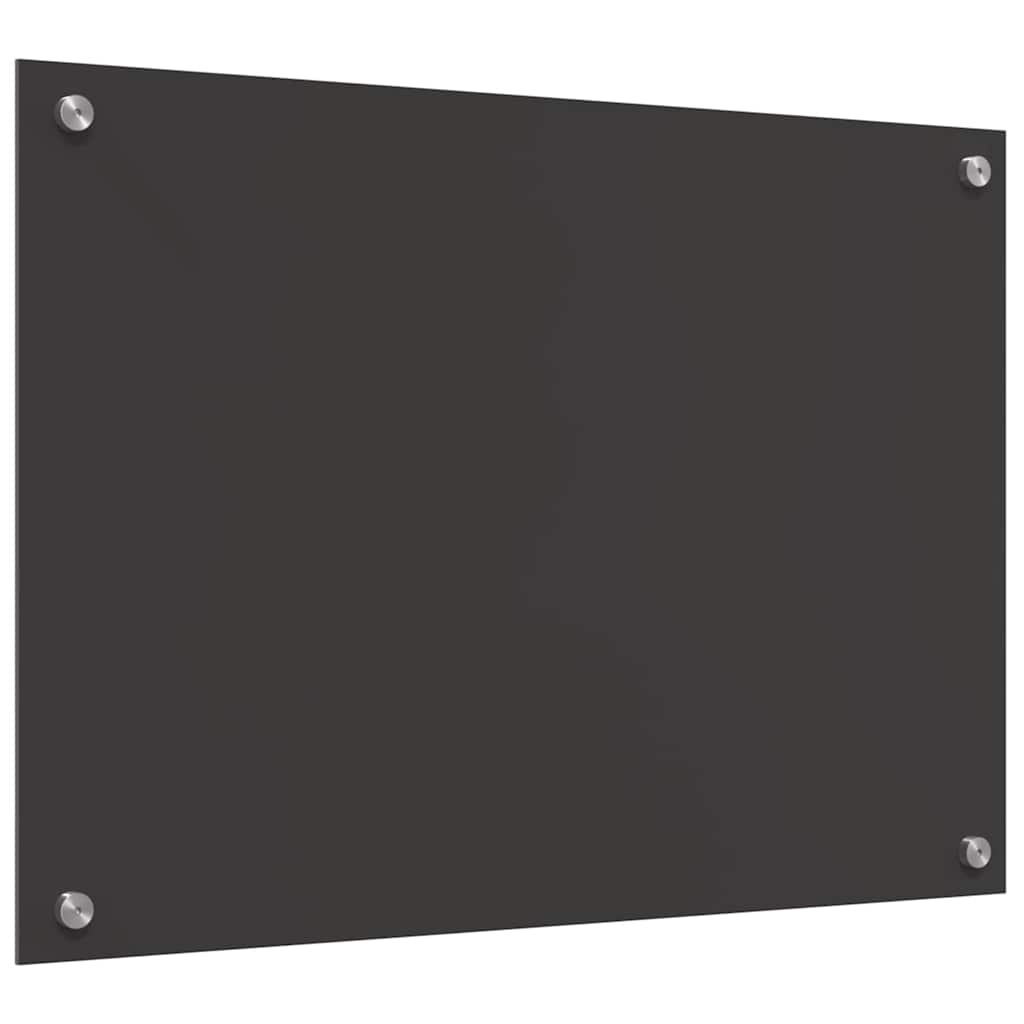 Küchenrückwand 2 pcs Dunkelgrau 70 x 50 cm Gehärtetes Glas