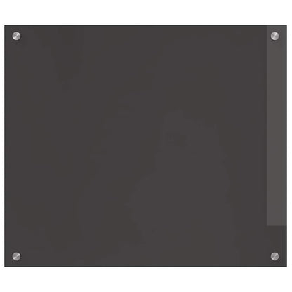 Küchenrückwand 2 pcs Dunkelgrau 70 x 60 cm Gehärtetes Glas