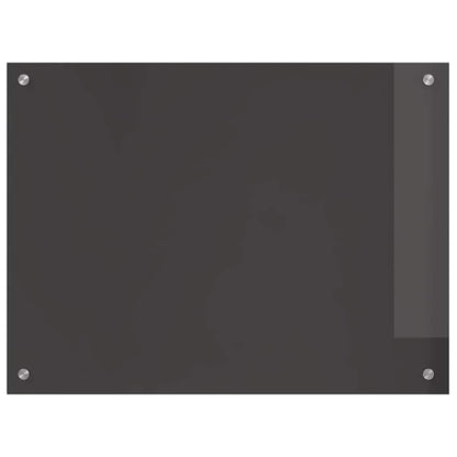 Küchenrückwand 2 pcs Dunkelgrau 80 x 60 cm Gehärtetes Glas