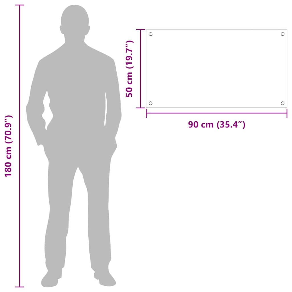 Küchenrückwand 2 pcs Dunkelgrau 90 x 50 cm Gehärtetes Glas