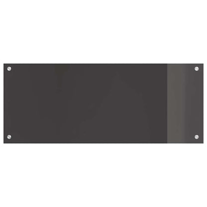 Küchenrückwand 2 pcs Dunkelgrau 100 x 40 cm Gehärtetes Glas