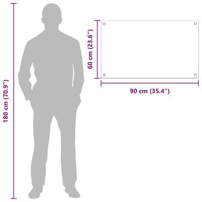 Küchenrückwand 2 pcs Gelb 90 x 60 cm Gehärtetes Glas