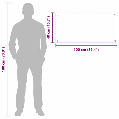 Küchenrückwand 2 pcs Gelb 100 x 40 cm Gehärtetes Glas