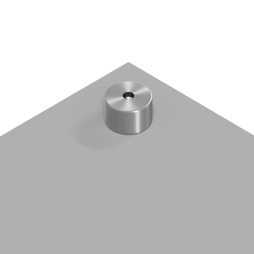 Küchenrückwand 2 pcs Hellgrau 110 x 60 cm Gehärtetes Glas