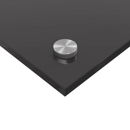 Küchenrückwand 2 pcs Dunkelgrau 110 x 50 cm Gehärtetes Glas