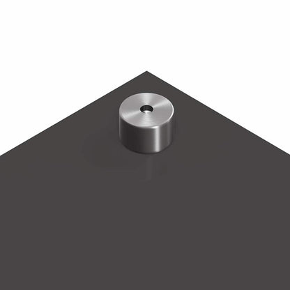 Küchenrückwand 2 pcs Dunkelgrau 110 x 50 cm Gehärtetes Glas