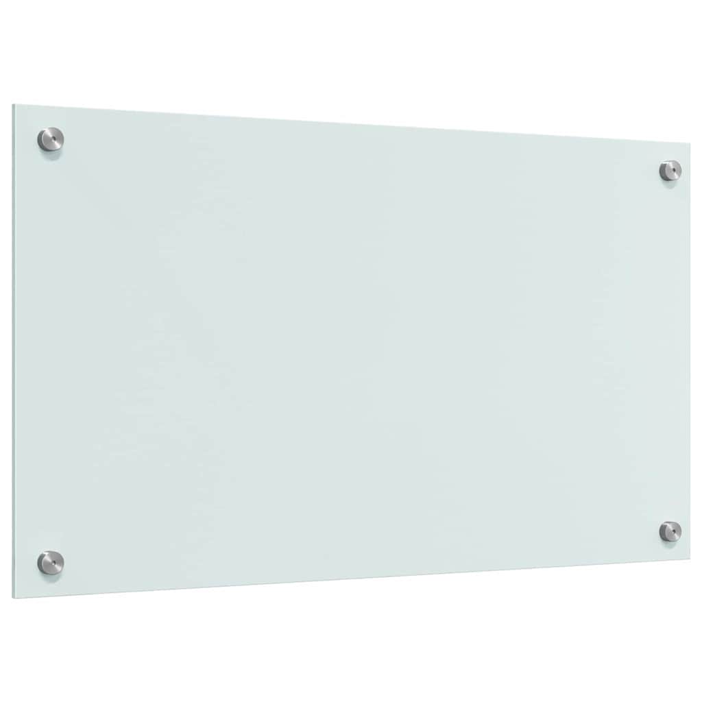 Küchenrückwand 2 pcs Weiß 70 x 40 cm Gehärtetes Glas