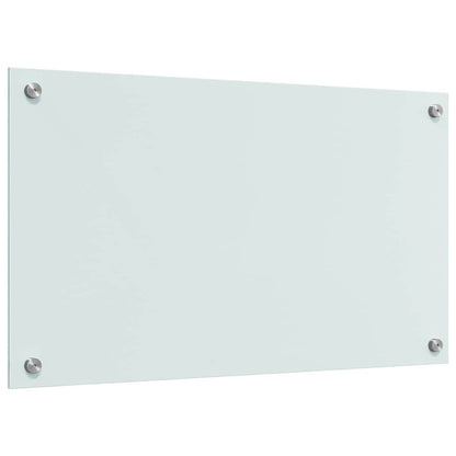 Küchenrückwand 2 pcs Weiß 70 x 40 cm Gehärtetes Glas