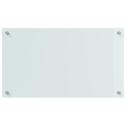 Küchenrückwand 2 pcs Weiß 70 x 40 cm Gehärtetes Glas