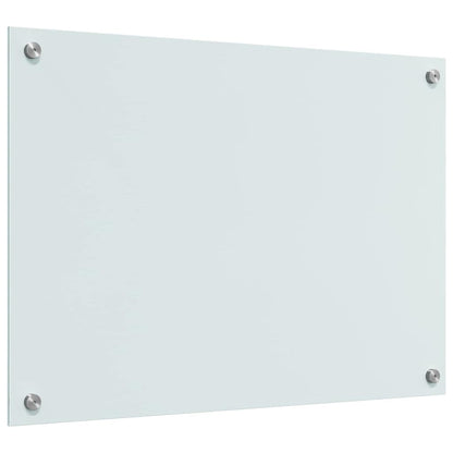 Küchenrückwand 2 pcs Weiß 70 x 50 cm Gehärtetes Glas