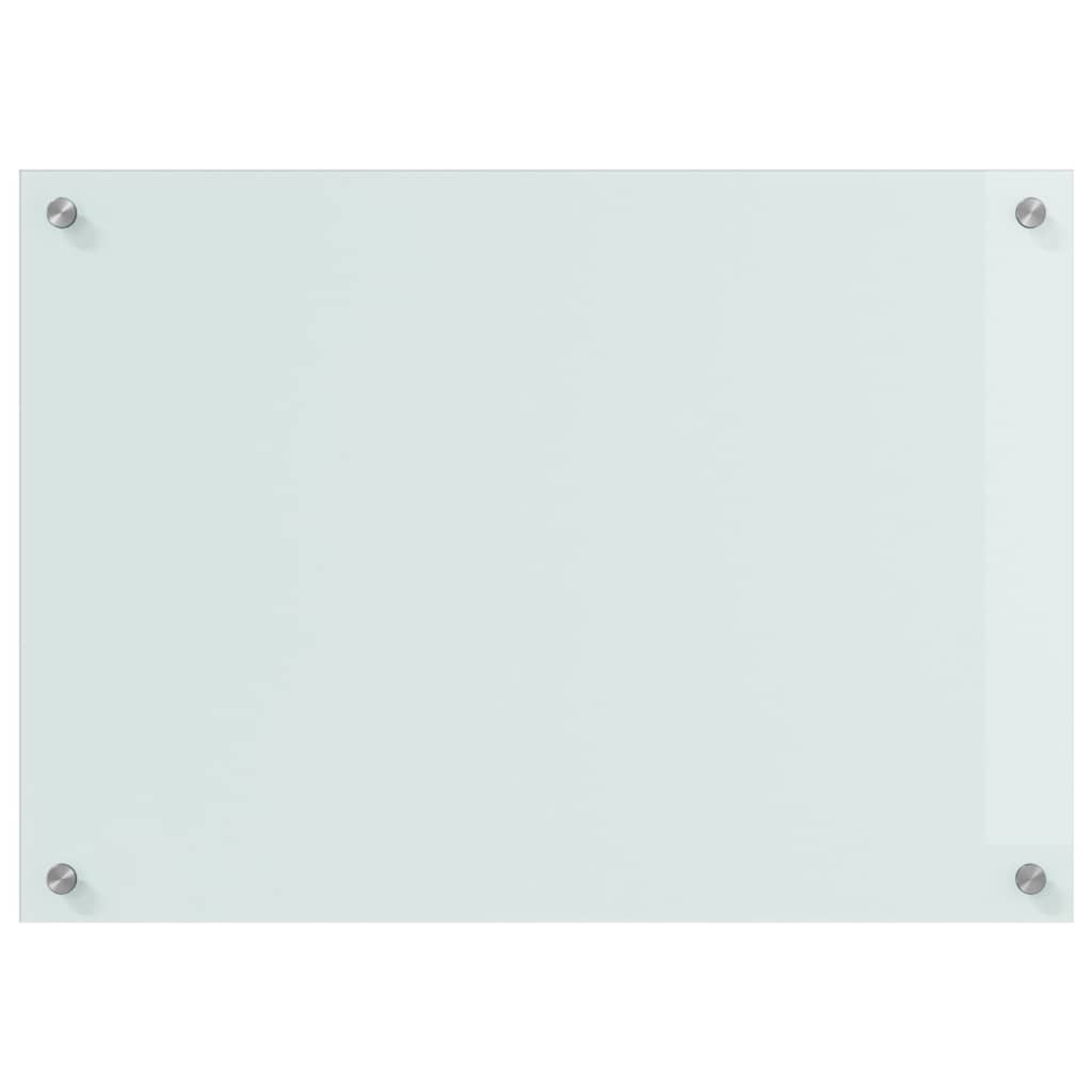 Küchenrückwand 2 pcs Weiß 70 x 50 cm Gehärtetes Glas