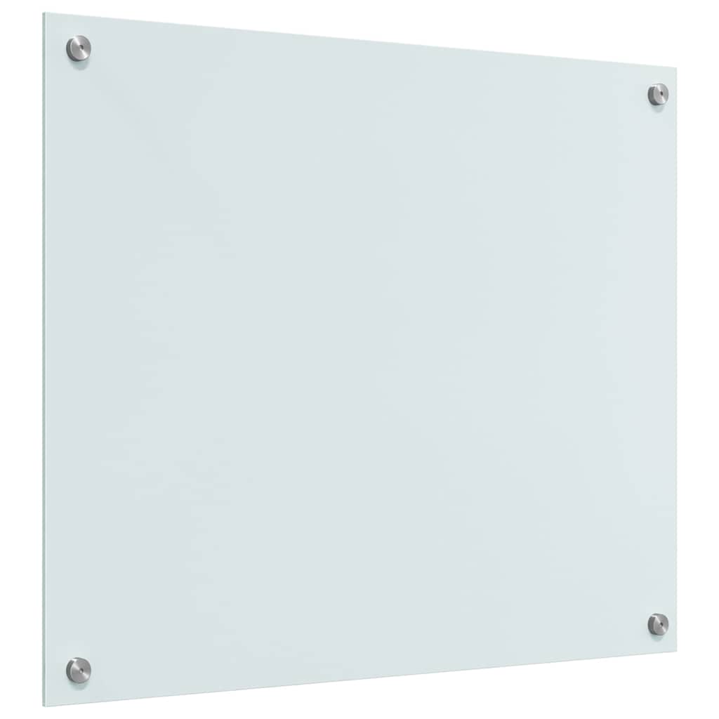 Küchenrückwand 2 pcs Weiß 70 x 60 cm Gehärtetes Glas