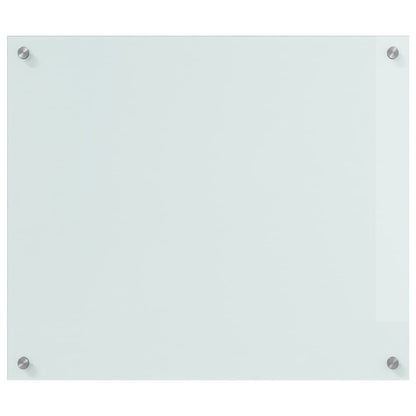 Küchenrückwand 2 pcs Weiß 70 x 60 cm Gehärtetes Glas