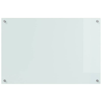 Küchenrückwand 2 pcs Weiß 90 x 60 cm Gehärtetes Glas