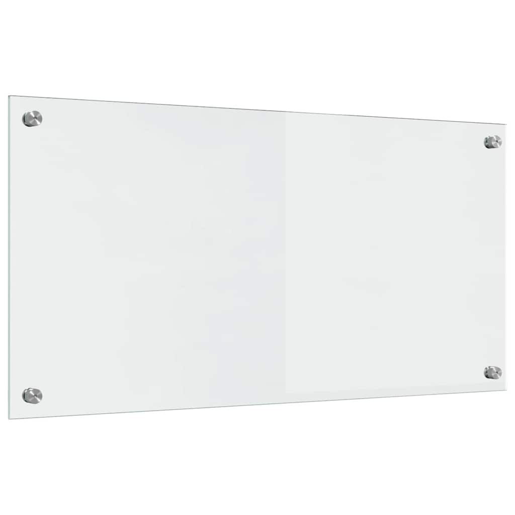 Küchenrückwand 2 pcs Transparent 80 x 40 cm Gehärtetes Glas